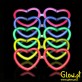 Óculos Glow Coração (Pack 25)