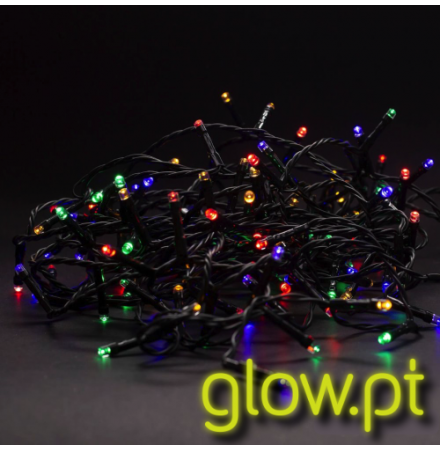 Conjunto de Luzes de Natal ( 100 LED's RGB)