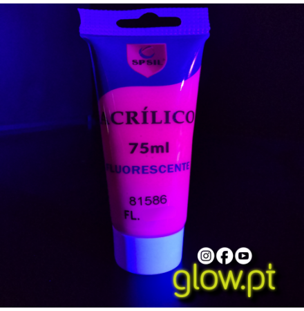 Tinta Fluorescente Acrílica (75ml)