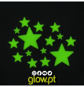 Estrelas Glow (pack 12)