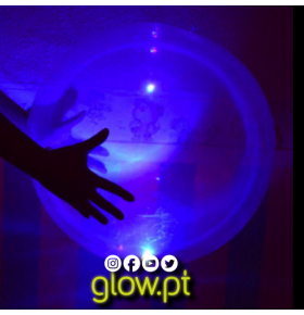 Balão Neon Anti Gravidade 90cm C/LED 