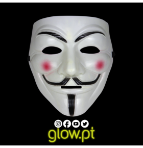Máscara Anonymous Fluorescente