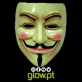 Máscara Anonymous Fluorescente Amarela