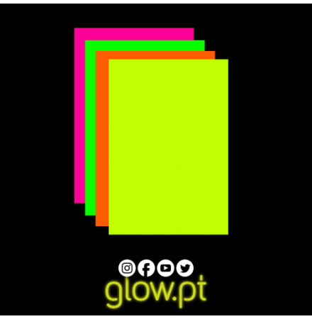Cartolina Fluorescente A5 ( Pack 40 Folhas)