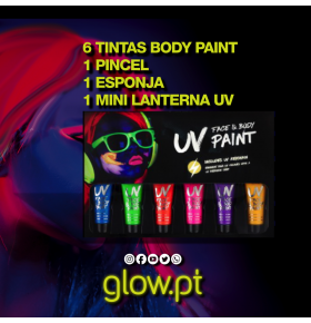 Pack Body Paint UV ( 6 tintas )